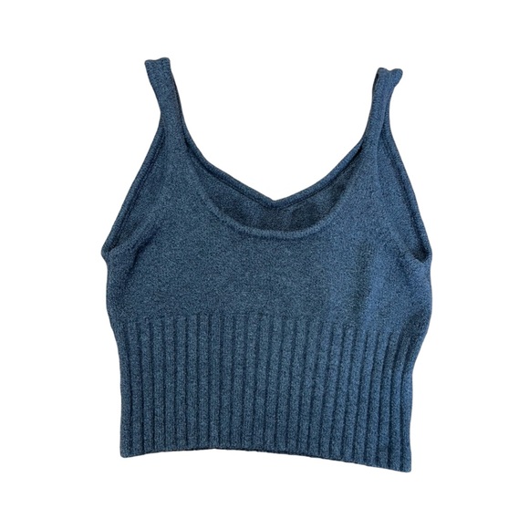 Banana Republic Ribbed Knit Cropped Tank Top - Size Small - Picture 2 of 11